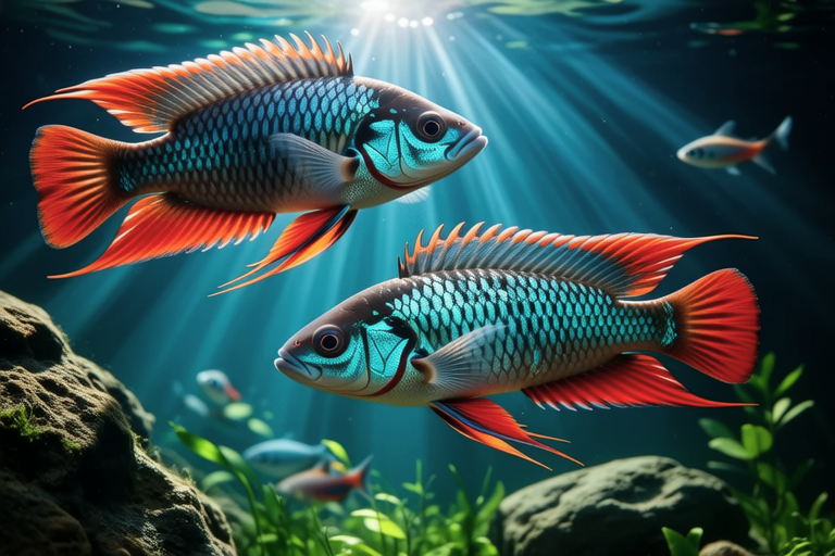Aquarium Icon: Transform Your Setup with Stunning Rajah Cichlids